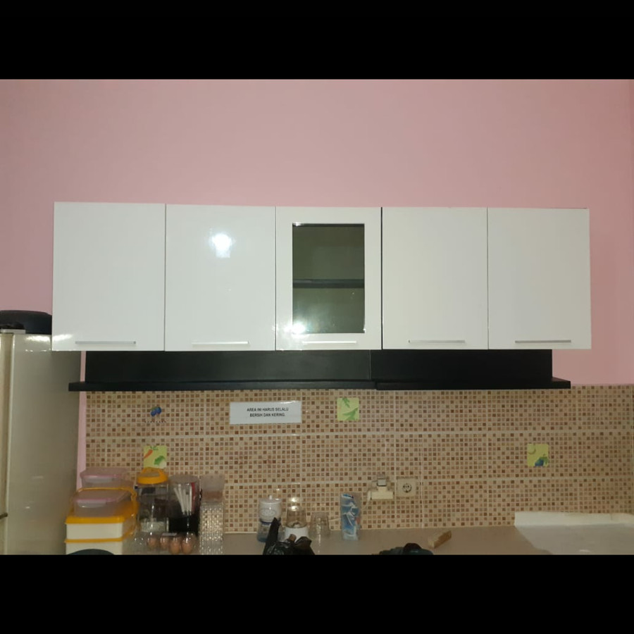 Rak Piring / Lemari Dapur Gantung / Kitchenset Atas 5 Pintu